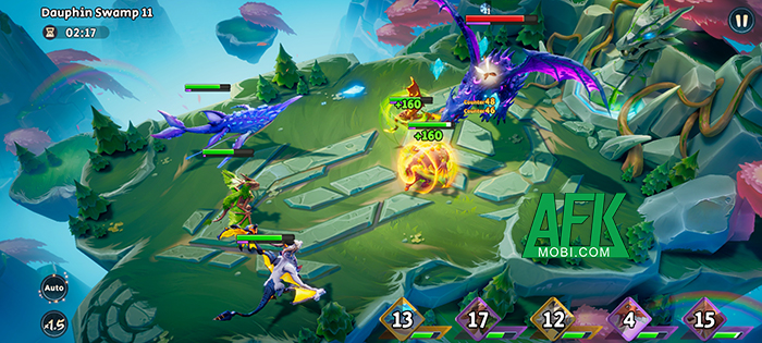 Dragon Arise game thuộc thể loại nhập vai chiến thuật với lối chơi đơn giản Afkmobi-dragonarise-1