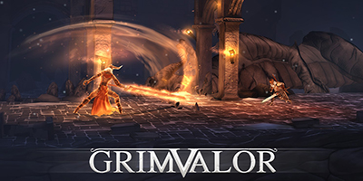 Grimvalor game nhập vai hành động có độ khá ngang ngửa Dark Souls