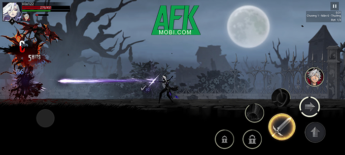 Shadow Slayer: The Dark Impact đưa người chơi hóa thân trở thành một thợ săn quỷ Afkmobi-shadowslayer-2