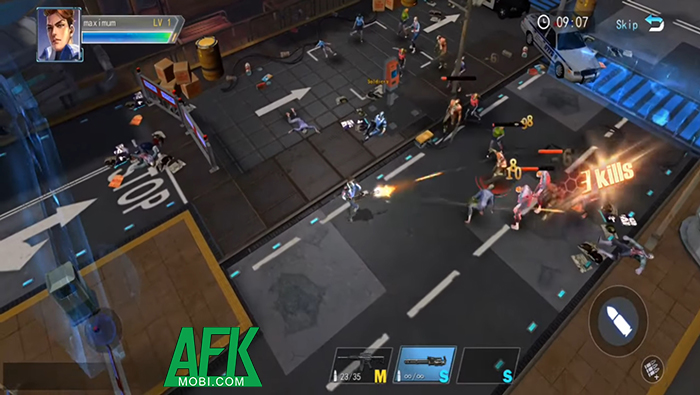 Gunfire Strike game bắn súng hành động diệt xác sống Afkmobi_Gunfire_Strike_gameplay_3