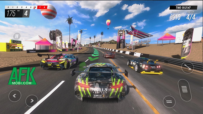 Rally Horizon game đua xe tốc độ cao cho phép bạn drift cháy bánh Afkmobi_Rally_Horizon_game_dua_xe_1