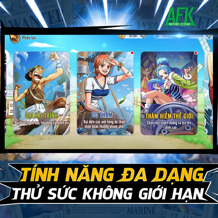 Hải Trình Đại Chiến Mobile game đấu tướng chuẩn One Piece vừa ra mắt tại Việt Nam 0