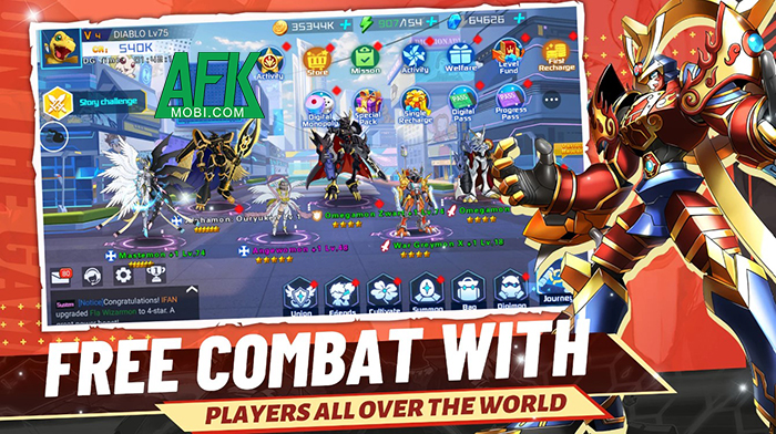 Joint Combat Adventure game thẻ tướng sưu tầm quái thú Digimon hấp dẫn 0