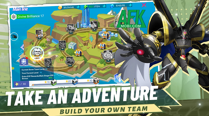 Joint Combat Adventure game thẻ tướng sưu tầm quái thú Digimon hấp dẫn 3