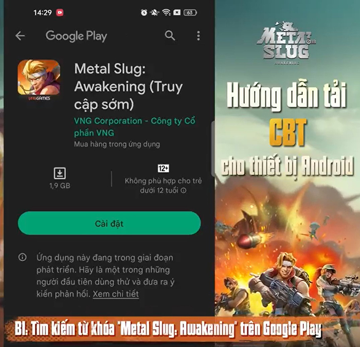 Cách tải và tham gia Closed Beta Test của Metal Slug: Awakening tại Việt Nam 2