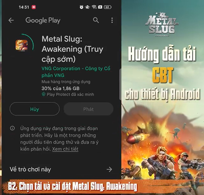 Cách tải và tham gia Closed Beta Test của Metal Slug: Awakening tại Việt Nam 3