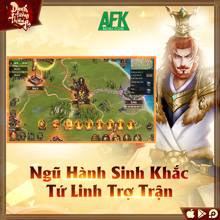 Danh Tướng Thiên Hạ - REGZ tựa game SLG có nhiều tính năng hấp dẫn về Việt Nam 0