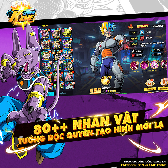 Kame Legend chính thức chào làng game Việt - Đánh dấu bước ngoặt, định hình đẳng cấp trong rừng game lấy chủ đề Dragon Ball 2