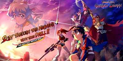 Tengen Toppa Gurren Lagann Mobile game thẻ tướng chiến thuật dựa trên anime Mũi khoan Hủy Diệt