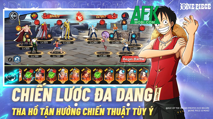 Voyage of the Four Seas game chiến thuật One Piece đang thu hút nhiều game thủ Việt Nam 1