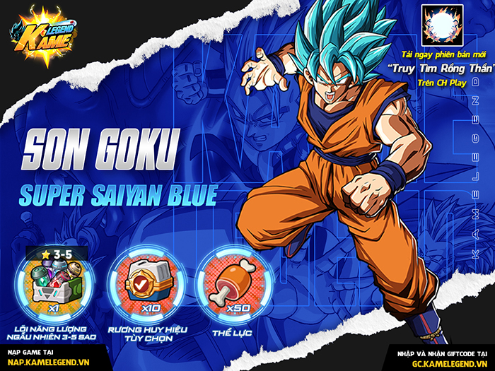 Ơn giời cuối cùng Goku cấp độ Super Saiyan Blue cũng xuất hiện trong Kame Legend - Rõ từng đặc tính, chi tiết khiến dân tình ngỡ ngàng 0