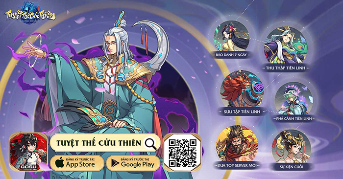 Bộ Giftcode game Tuyệt Thế Cửu Thiên  H6