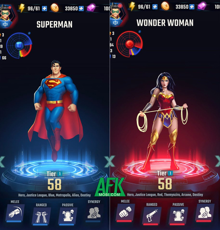 DC Heroes & Villains game nhập vai xếp kim cương đề tài siêu anh hùng cực cuốn 3