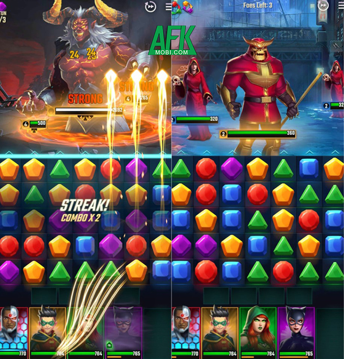 DC Heroes & Villains game nhập vai xếp kim cương đề tài siêu anh hùng cực cuốn 2