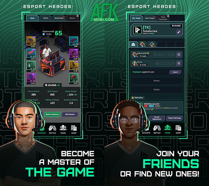 eSport Heroes Idle RPG cho bạn trải nghiệm cảm giác làm VĐV thể thao điện tử chuyên nghiệp 0