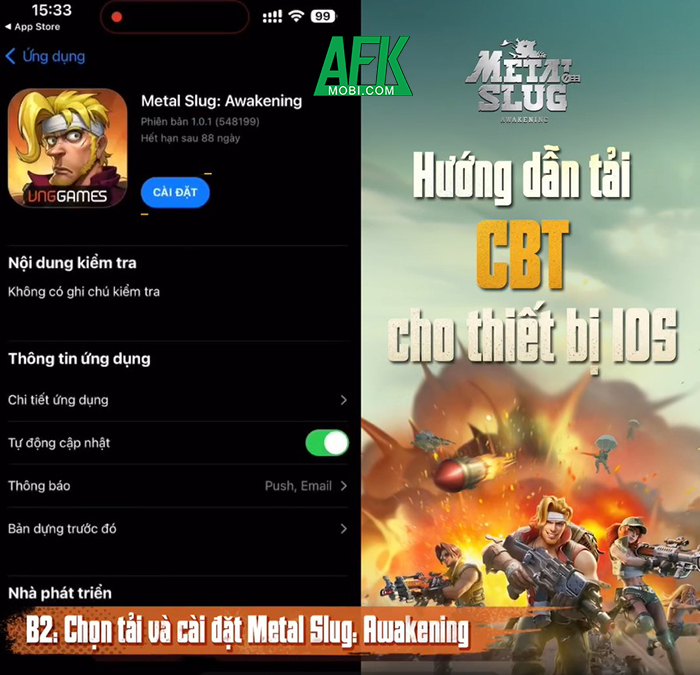 Cách tải và tham gia Closed Beta Test của Metal Slug: Awakening tại Việt Nam 6