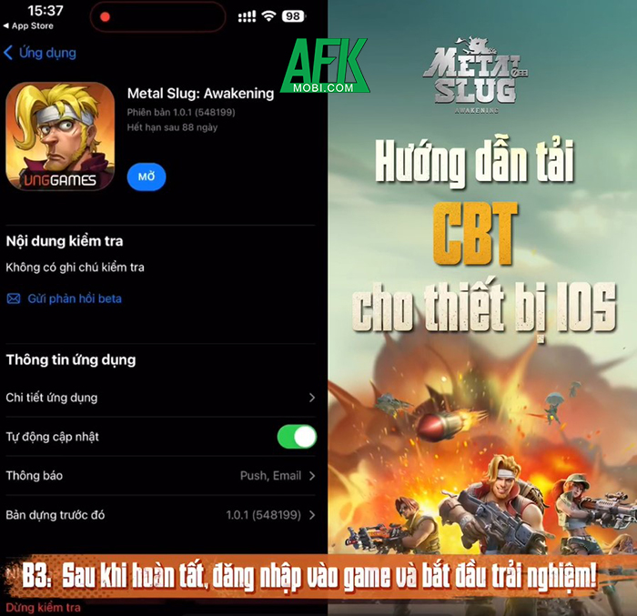 Cách tải và tham gia Closed Beta Test của Metal Slug: Awakening tại Việt Nam 7