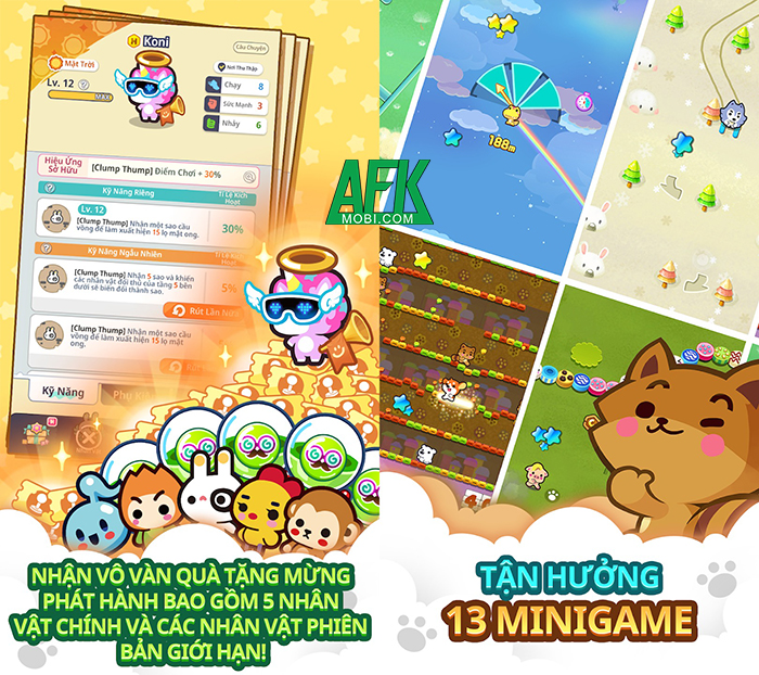 Minigame Party: Pocket Edition cho phép người chơi giải trí với 13 mini game khác nhau 0