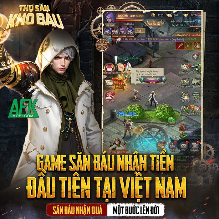 Thợ Săn Kho Báu game nhập vai màn hình dọc đề tài săn lùng kho báu về Việt Nam 2