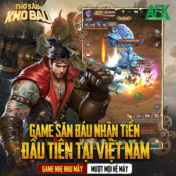 Thợ Săn Kho Báu game nhập vai màn hình dọc đề tài săn lùng kho báu về Việt Nam 3