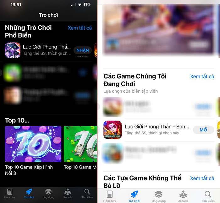Lục Giới Phong Thần đứng đầu danh sách game hot trên App Store 1