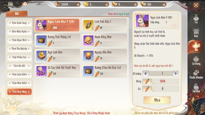 Game thủ TLBB2 VNG hăng hái tìm cà rốt, săn quà khủng tại sự kiện Thiên Long Ban Phúc 4