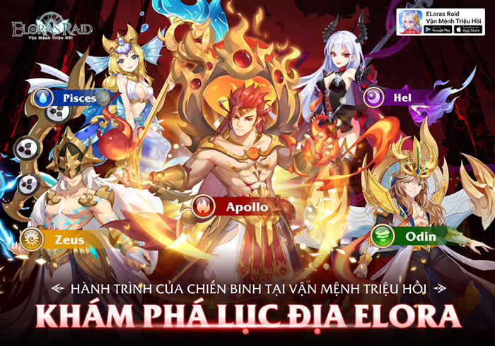 Elora's Raid: Vận Mệnh Triệu Hồi mang đến một vũ trụ Đông - Tây loạn đấu khốc liệt 0