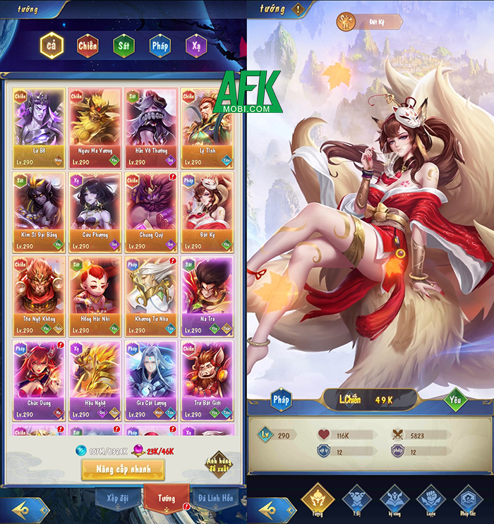 Game đấu tướng rảnh tay Vô Địch Triệu Hoán Sư Mobile cập bến làng game Việt 2