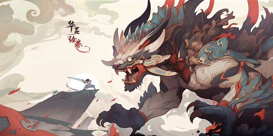 Huaxia Picture Scroll game chiến thuật kết hợp giải đố chủ đề thần thoại Trung Hoa