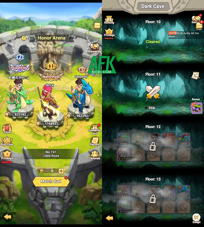 AFK TRIBE game thập cẩm đa thể loại cho game thủ phiêu lưu trong thời kỳ nguyên thủy 3