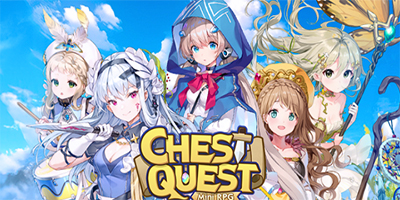 Mở rương không dừng thăng cấp không ngừng trong Chest Quest: Mini RPG