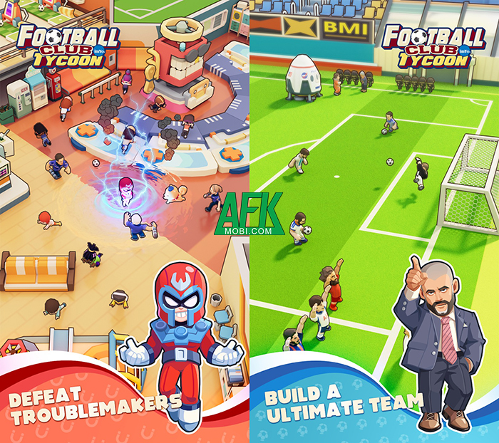 Quản lý câu lạc bộ bóng đá của riêng mình trong game Football Club Tycoon 3