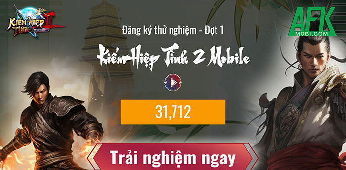 Kiếm Hiệp Tình 2 Mobile ấn định mở thử nghiệm vào ngày 15/8 1