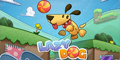 Giúp chú chó lười biếng của bạn lấy lại quả bóng yêu thích trong game giải đố Lazy Dog