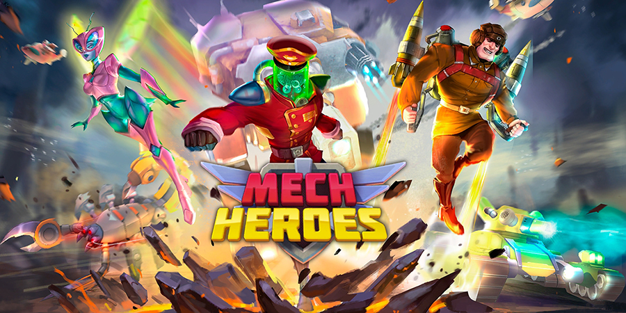 Mech Heroes game chiến thuật thời gian thực đề tài đại chiến rô bốt hấp dẫn