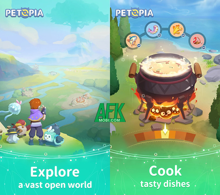 Petopia game phiêu lưu thu thập quái thú kết hợp nấu ăn siêu dễ thương 1