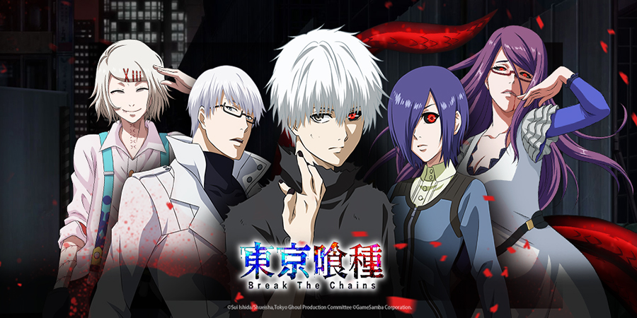 Tokyo Ghoul: Break the Chains game nhập vai thẻ tướng dựa trên manga Ngạ Quỷ Vùng Tokyo