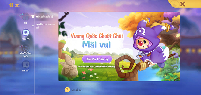 AFKMobi tặng nhiều gift code game Vương Quốc Chuột Chũi – Moly Mobile giá trị 0