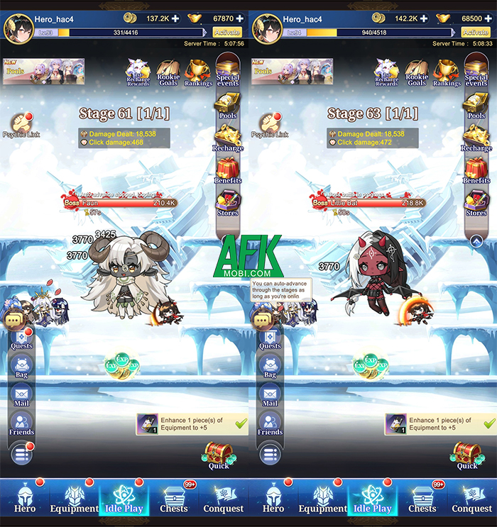 Chỉ huy đội quân thiên thần chibi dễ thương trong game idle Angelic Combat: AFK 0