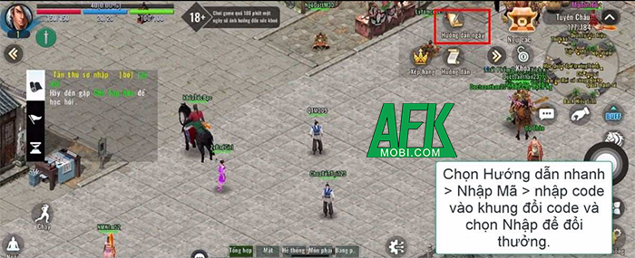 AFKMobi tặng nhiều gift code game Kiếm Hiệp Tình 2 Mobile giá trị 0