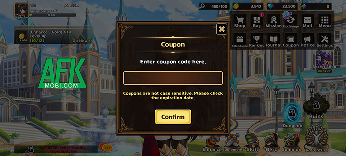 AFKMobi tặng nhiều gift code game Legend of Kingdom giá trị 0