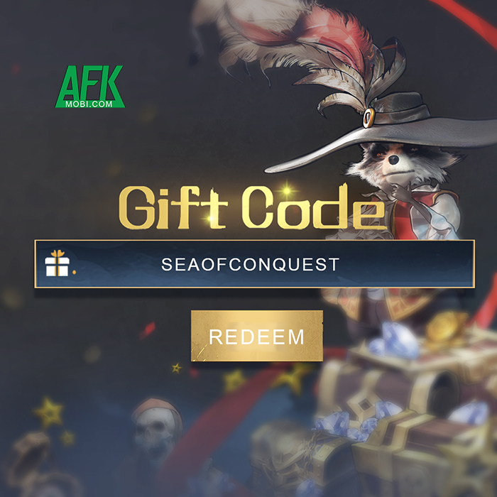 AFKMobi tặng nhiều gift code game Sea of Conquest giá trị 0