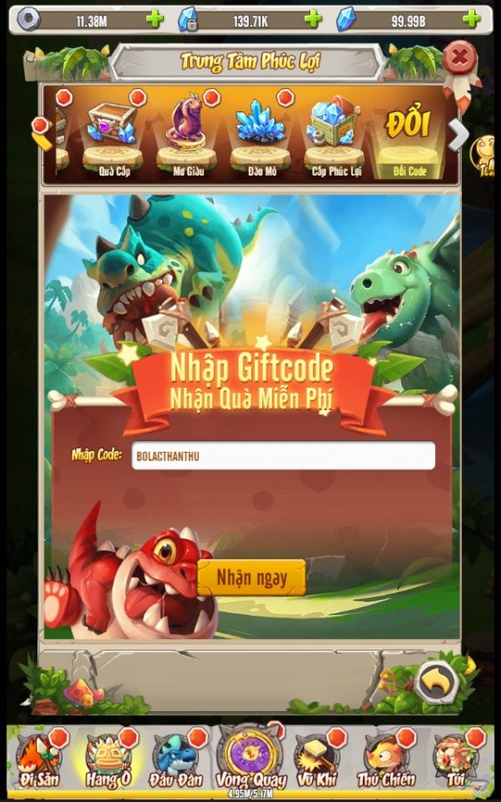 AFKMobi tặng 999 gift code game Bộ Lạc Thần Thú Mobile 1
