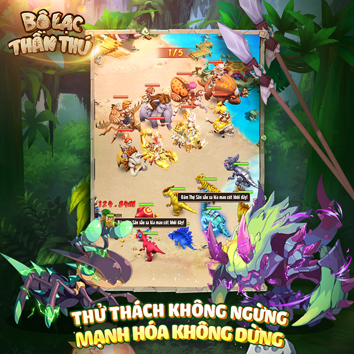 Link tải hack Bộ Lạc Thần Thú game nhập vai hóa Khủng Long ra mắt tại Việt Nam gamehayvl lmhmod yeuapk modpure