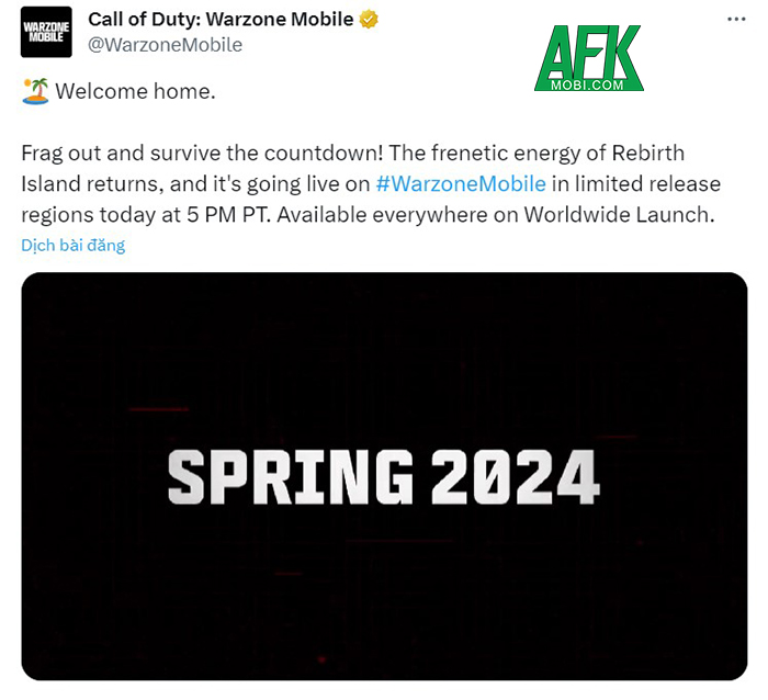 Call of Duty: Warzone Mobile sẵn sàng đến tay game thủ vào đầu năm 2024 0