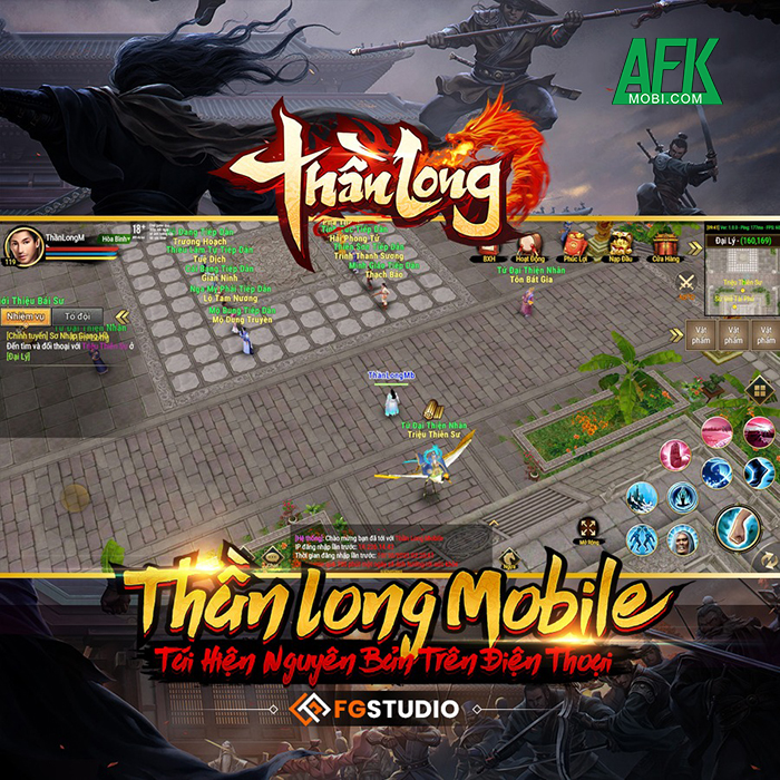 Dự án Kiếm Hiệp Mobile lộ diện là một game chính thống với tên gọi đầy đủ Thần Long Mobile 1