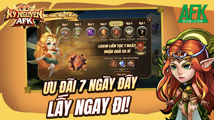 Kỷ Nguyên AFK game đấu tướng chibi cực nhàn quà cực nhiều cập bến làng game Việt 2