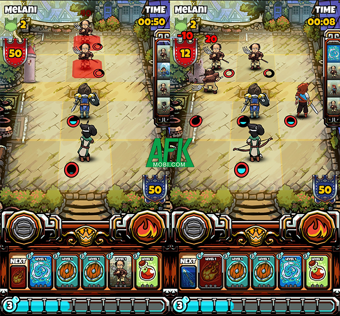 Card Battle Kingdom game chiến thuật đấu thẻ bài bối cảnh trung cổ hoạt hình độc đáo 2