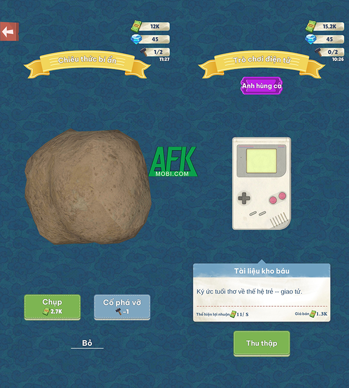 Đào Đất Mobile game casual mô phỏng cho phép bạn khai khoáng lòng đất tìm kiếm kho báu 2