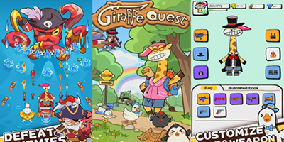 Giraffe Quest game hành động phong cách bắn ruồi đưa bạn hoá thân chú hươu cao cổ dũng cảm